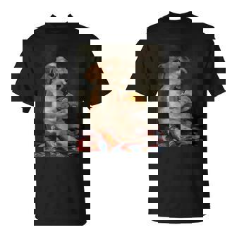 Dog Eating Taco With Hot Sauce T-Shirt - Monsterry