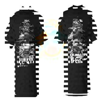 Duck Hunting Wild Child Cool Retro Style Graphic T-Shirt | Seseable UK