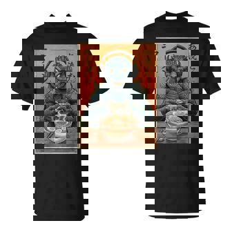 Eating Ramen Japanese Monster Game Lover Birthday T-Shirt - Thegiftio