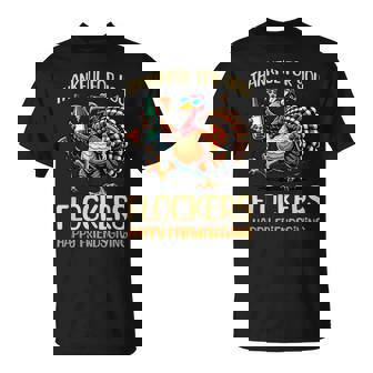 Friendsgiving Turkey Happy Friendsgiving T-Shirt - Monsterry