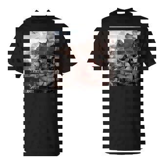 Gen Alpha Meme Soldier Cat Hilarious World War Joke T-Shirt | Seseable UK