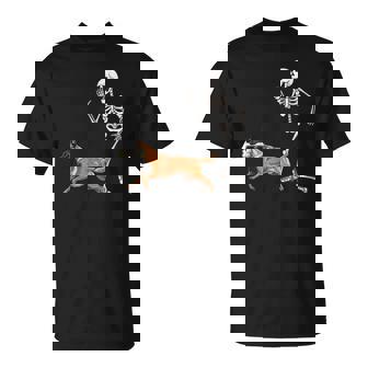 Halloween Belgian Malinois And Skeleton T-Shirt | Seseable FR