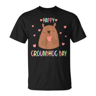 Happy Groundhog Day 2025 T-Shirt - Thegiftio