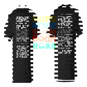 Hope Nope Doom Boom Roar More Man Vinatge T-Shirt | Seseable UK