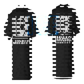 Ice Immigration Retro T-Shirt - Monsterry