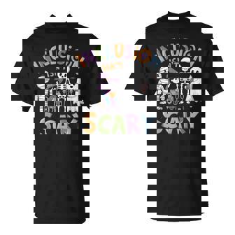 Inclusion Isn't Scary Halloween Sarcastic Disability T-Shirt | Mazezy