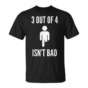 Leg Ampu Quote 3 Out Of 4 Isn't Bad Prosthetic Leg T-Shirt - Thegiftio UK