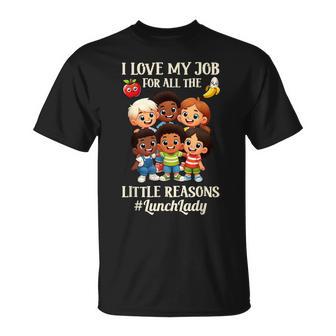 Lunch Lady School Aide Appreciation Graphic T-Shirt - Thegiftio UK