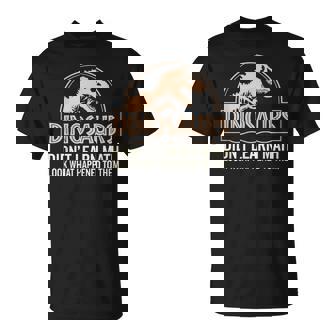 Mathematics Math Teacher Dinosaurs Didn't Learn Math T-Shirt | Mazezy