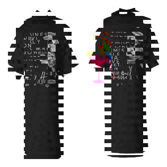 Parrot Wrinkles Only Go Where Smiles Have Been T-Shirt - Monsterry