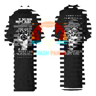 Raccoon My Spirit Animal Is A Trash Panda Panda T-Shirt | Mazezy