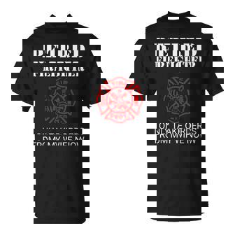 Retired Firefighter Retirement T-Shirt | Seseable UK