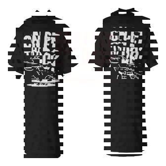 Sarcastic Alligator Saying Can I Pet That Dog T-Shirt - Monsterry