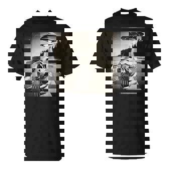 Seal Selfie Ufos T-Shirt - Monsterry