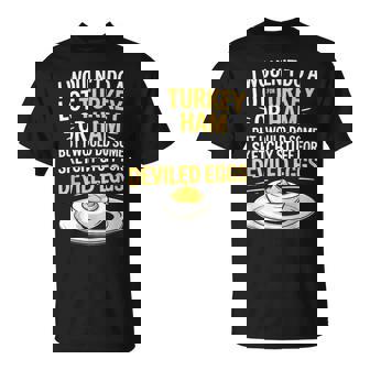 Sketchy Stuff For Deviled Eggs Saying Food Humor Joke T-Shirt | Seseable FR