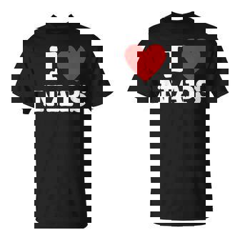 For Sleepy People Naps Lazy I Heart Sleep Joke T-Shirt - Thegiftio