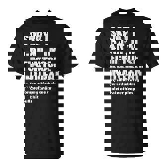 Swearing Sorry I'm Fktose Intolerant Women's Men's T-Shirt | Mazezy