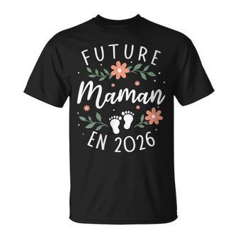 Future Maman 2026 Annonce Grossesse Pour La Famille T-Shirt - Cadeauxyz