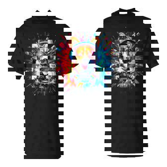 Gaming Corgi Friend Corgi Puppy Gamer Graphic Colorful T-Shirt - Monsterry