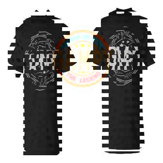 Gampy The Legend The Man Gampy Fathers Day T-Shirt - Thegiftio