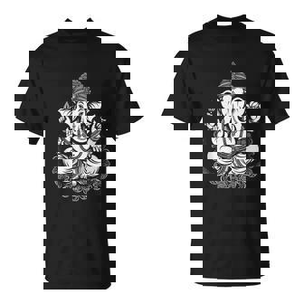 Ganesha Dieu Hindoupirituel Éléphant Méditation Chakra Yoga T-Shirt - Cadeauxyz