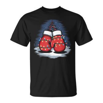 Gants De Boxe De Noël T-Shirt - Cadeauxyz