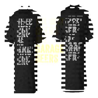 Garage Beer The Best Beer Drinking Mechanic Car Guy Vintage T-Shirt | Mazezy