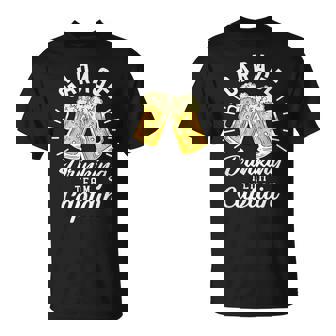 Garage Drinking Team Captain Beer Drinking Party T-Shirt | Mazezy