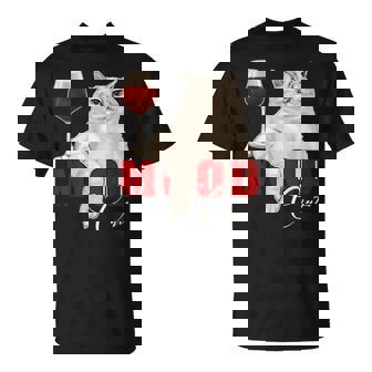 Gato Divertido Relajado Con Humor Para Amantes De Gatos Camiseta unisex - Regaloses