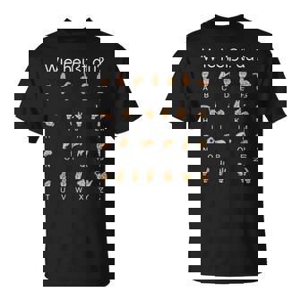 Gebärdensprache Asl Americanign Language T-Shirt - Seseable