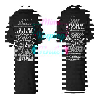 Gender Reveal Keeper Of The Gender Mimi Baby Shower T-Shirt | Seseable UK