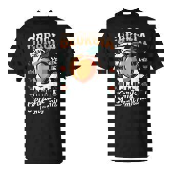 Georgia Peach State Graphic Southern Pride Souvenir T-Shirt - Monsterry