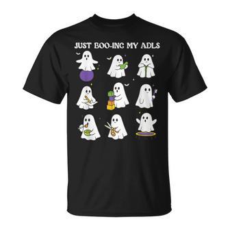 Ghost Occupational Therapy Halloween Ot Therapist Spooky T-Shirt - Thegiftio UK