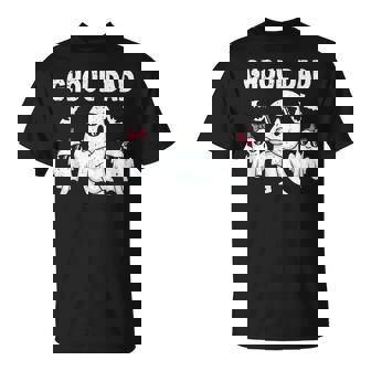 Ghoul Dad Vintage Ghost Halloween Costume T-Shirt - Seseable