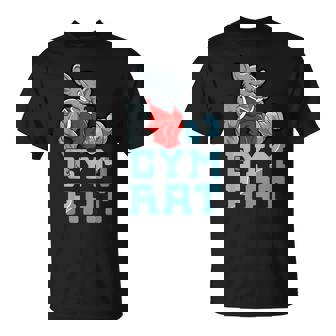 Gimnasio Rata Fitness Culturismo Ejercicio Músculos Camiseta unisex - Regaloses