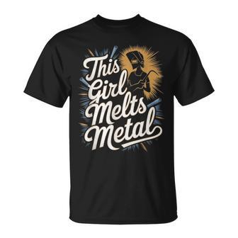 This Girl Female Welder Girl Welding T-Shirt | Mazezy