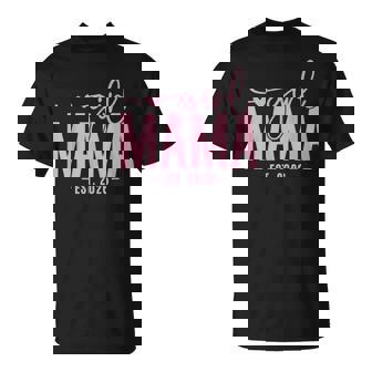 Girl Mama Est 2026 Pregnancy Reveal Mom To Be New Mommy T-Shirt - Monsterry