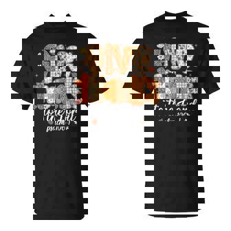 Give Thanks To The Lord Pumpkin Floral Fall Christian Autumn T-Shirt | Mazezy