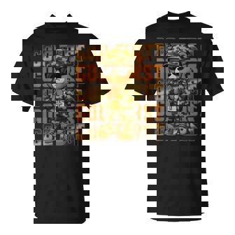 God First Camo Hip Hop Teddy Bear Christian Streetwear Men's T-Shirt | Seseable UK