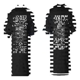 God Knew I Needed An Angel So He Gave Me My Wife Husband T-Shirt - Monsterry