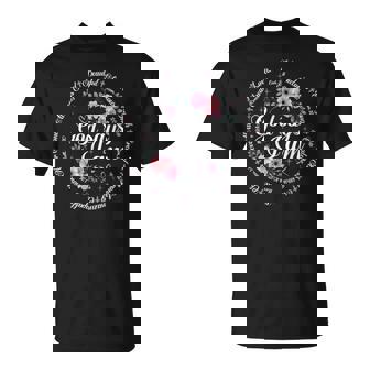 God Says I Am Floral Bible Verse Religious Christian Women T-Shirt - Thegiftio