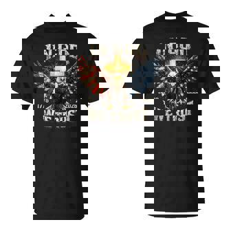 In God We Trust 250 Years Of Freedom Usa Eagle Cross T-Shirt - Monsterry