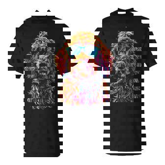 Goldendoodle Sunglasses Dog Mum Doodle Dad T-Shirt - Thegiftio