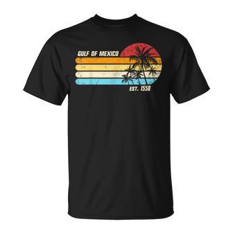 Golfo De México Est 1550 Retro Mexicano Golfo De México Camiseta unisex - Regaloses