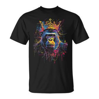 Gorilla King Alpha Silverback T-Shirt - Thegiftio UK