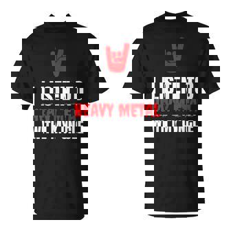 Goth Bambiniestiti Ascolto Heavy Metal Con Mio Zio Maglietta - Novitaregali