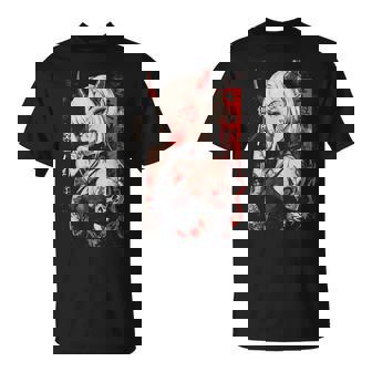 Goth Grunge Girl Waifu Demon Anime Horror Alt Aesthetic T-Shirt | Seseable CA