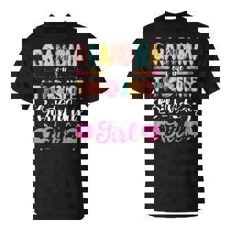 Grandma Of The Two Sweet Birthday Girl Donut 2Nd Birthday T-Shirt - Monsterry