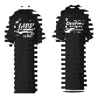 Grandpa 2024 Retro Grandpa Est 2024 T-Shirt | Mazezy