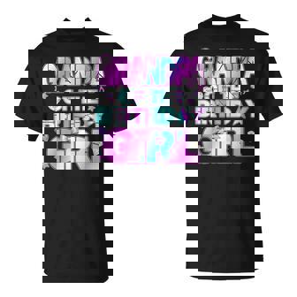 Grandpa The Birthday Girl Kpop Family Birthday Party Girls T-Shirt - Monsterry